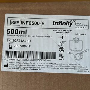 Moog Zevex EnteraLite Infinity 500mL Feeding Bag